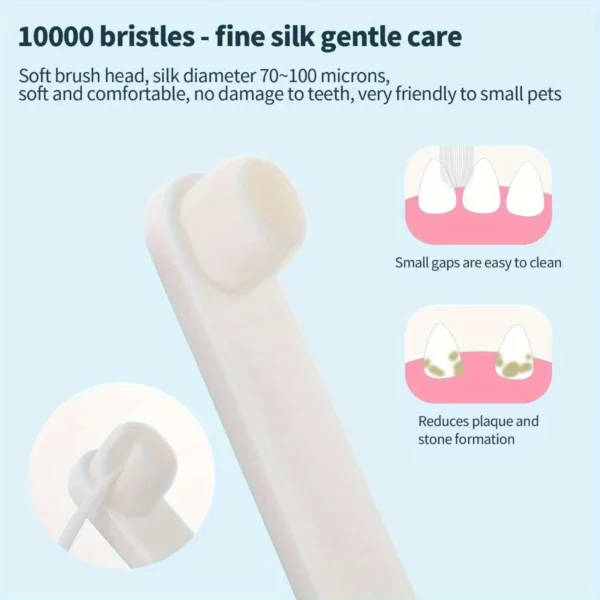 Cat Toothpaste Brush Kit: All-in-One Pet Dental Care Solution - Image 3