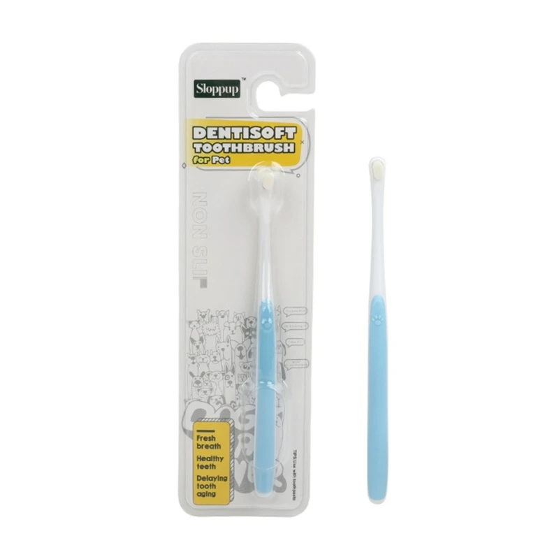 Cat Toothpaste Small-Head Brush, Soft Bristles for Fresh Breath Care - Image 2