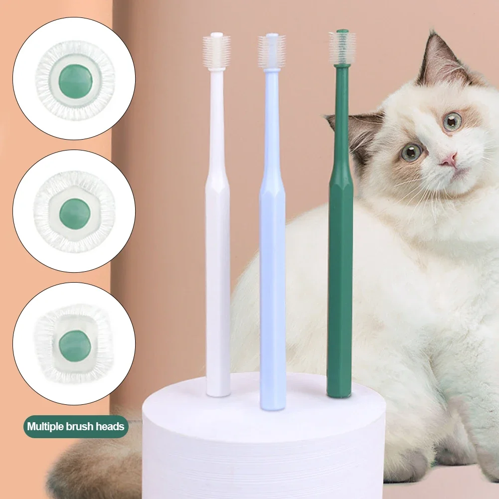Cat Toothpaste Super Soft Nylon Bristles Toothbrush For Oral Cleaning, Acne Care - Image 2