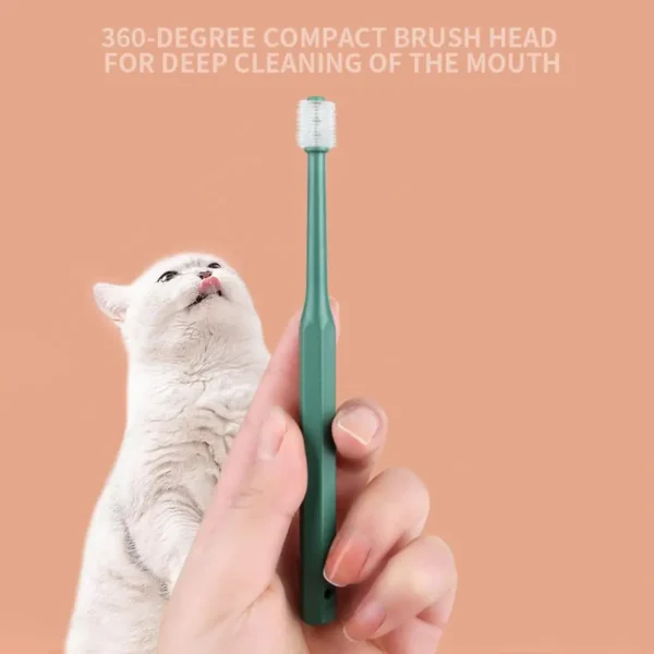 Cat Toothpaste Useful 360 Degree Brush - Image 4