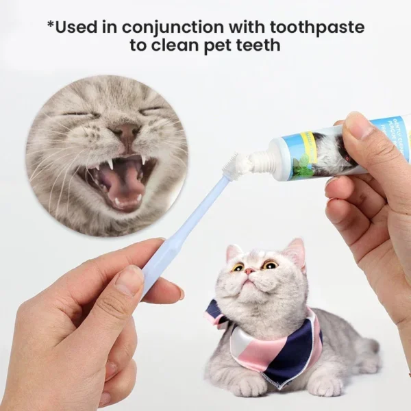 Cat Toothpaste & 360° Pet Toothbrush - Image 3