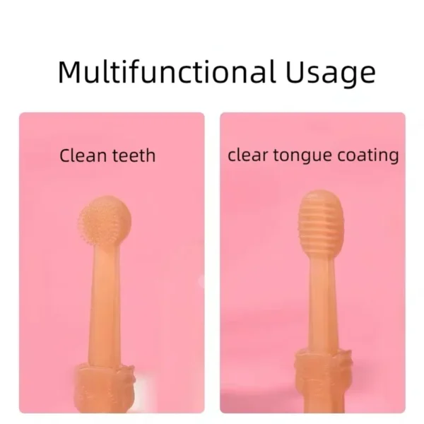 Cat Toothpaste Silicone Soft Toothbrush Kit For Pet Teeth Cleaning - Image 6