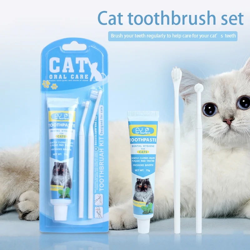 Cat Toothpaste Toothbrush Kit: Complete Dental Care Solution for Pets