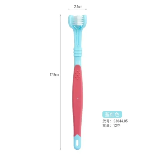 Cat Toothpaste - Portable 3-Sided Toothbrush - Image 6