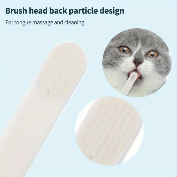 Cat Toothpaste Brush Kit: All-in-One Pet Dental Care Solution - Image 4