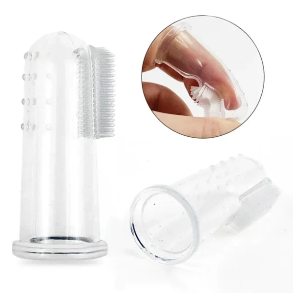 Cat Toothpaste: Ultra Soft Silicone Finger Toothbrush for Dogs and Cats - Image 3
