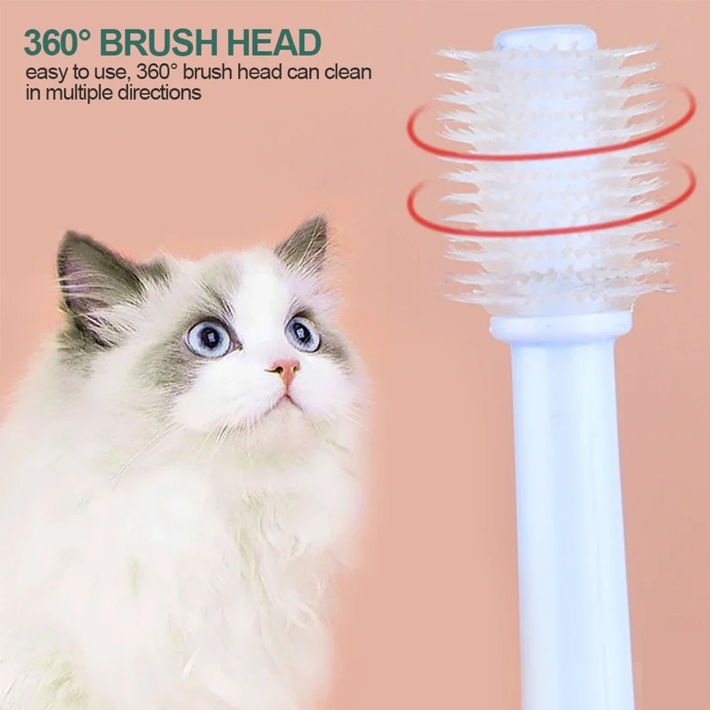 Cat Toothpaste Super Soft Nylon Bristles Toothbrush For Oral Cleaning, Acne Care - Image 5