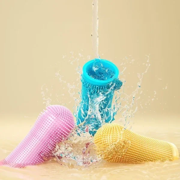 Cat Toothpaste Finger Cots: Clear Silicone Brushes for Pet Oral Cleaning - Image 4