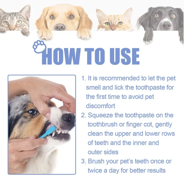 Cat Toothpaste: Pet Dental Cleaning for Dogs and Cats. - Image 4